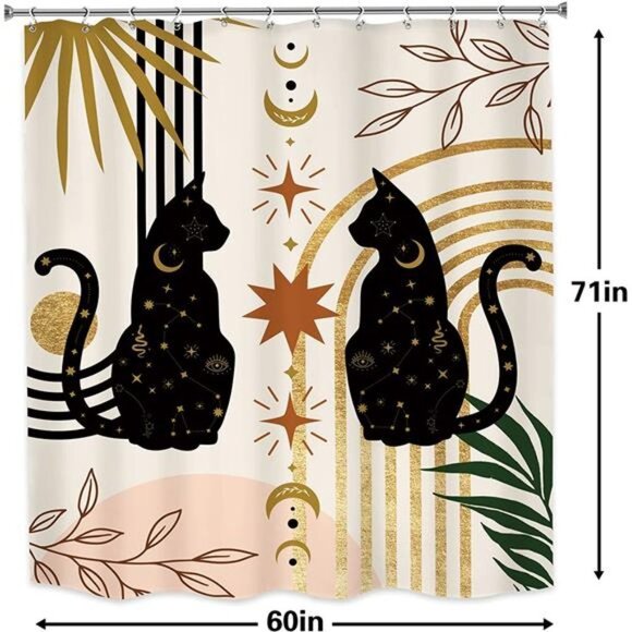 NEW Boho Shower Curtain - Picture 3 of 3